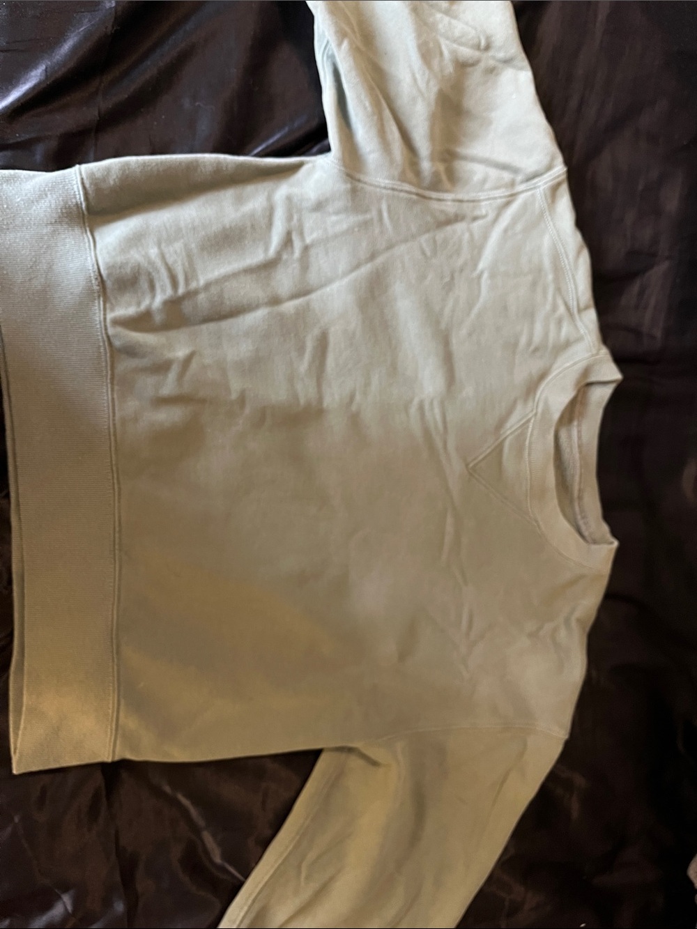 Abercrombie & Fitch Crewneck Sweatshirt in Light Beige